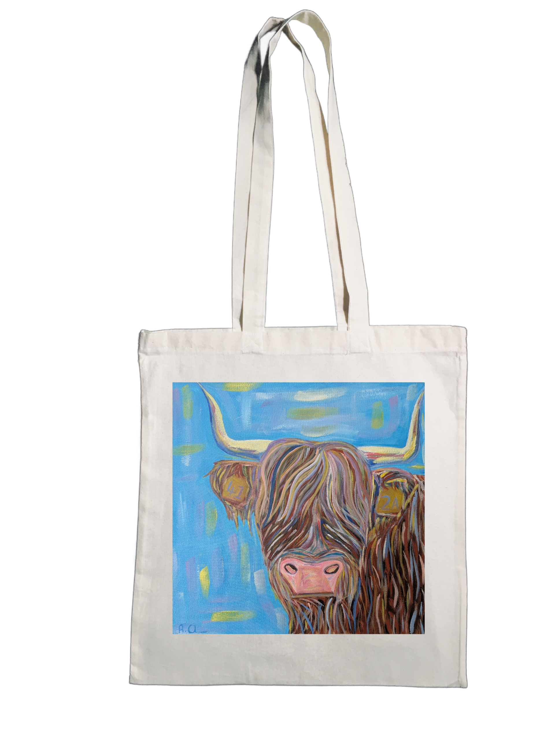 Happy Highland Tote Bag